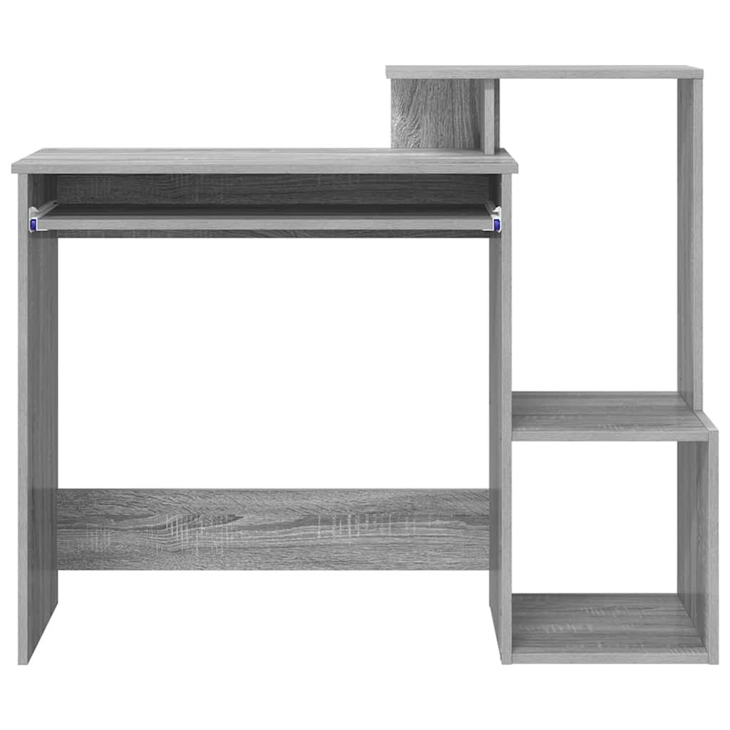 Schreibtisch Graues Sonoma 106 x 41 x 88.5 cm Holzwerkstoff