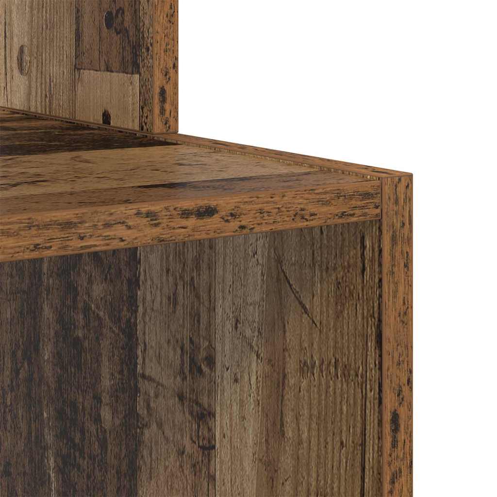 Desk with Shelf Reclaimed Wood 106 x 41 x 88.5 cm Engineered Wood