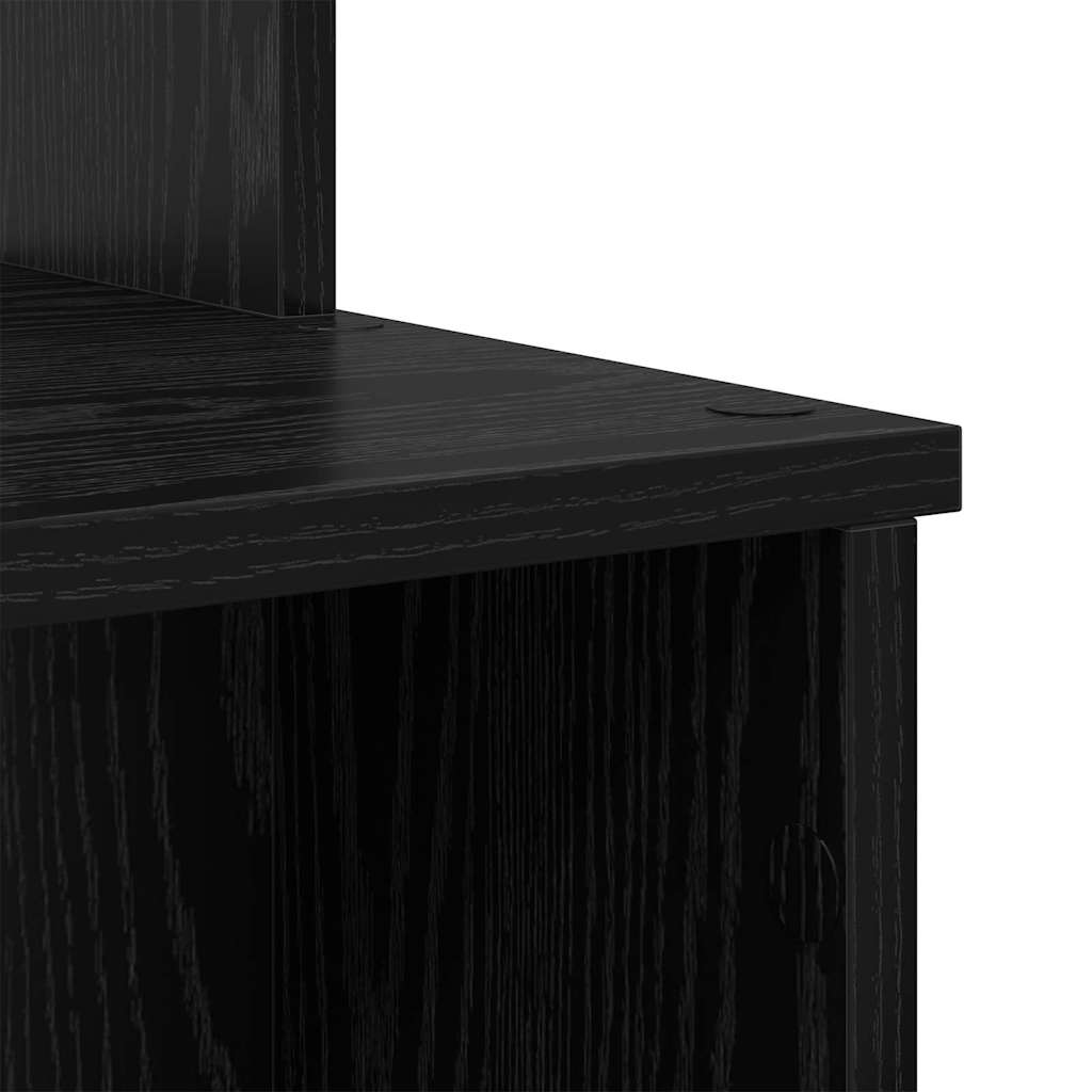 Desk Black Oak-Effect 120.5 x 44 x 88.5 cm