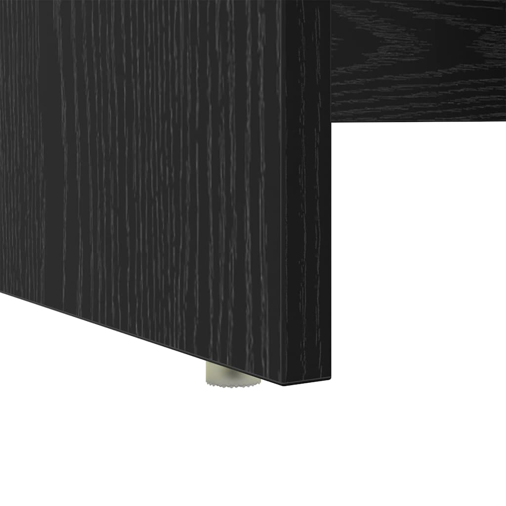 Desk Black Oak-Effect 120.5 x 44 x 88.5 cm