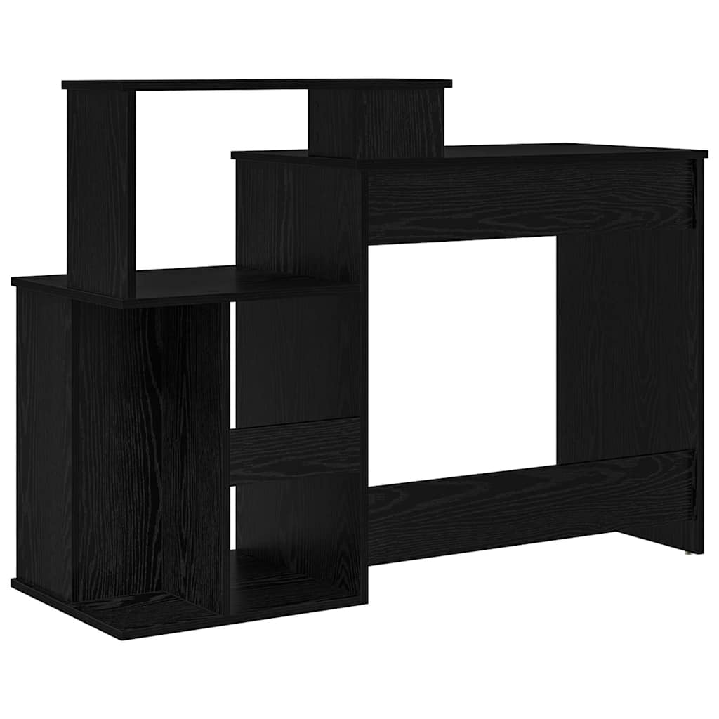 Desk Black Oak-Effect 120.5 x 44 x 88.5 cm