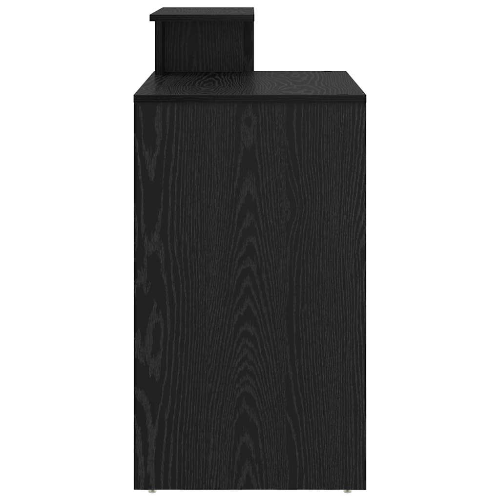 Desk Black Oak-Effect 120.5 x 44 x 88.5 cm
