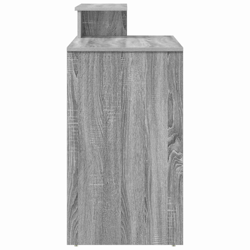 Desk Grey Sonoma 120.5 x 44 x 88.5 cm Engineered Wood