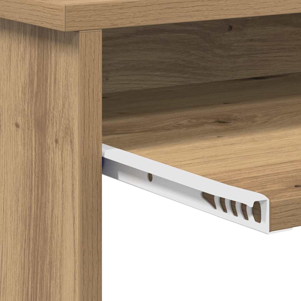 Schreibtisch Artisan-Eiche 120,5 x 44 x 88,5 cm Holzwerkstoff