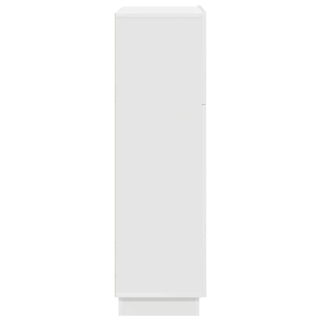 Desk with Door White 71.5 x 31.5 x 106.5 cm Engineered Wood