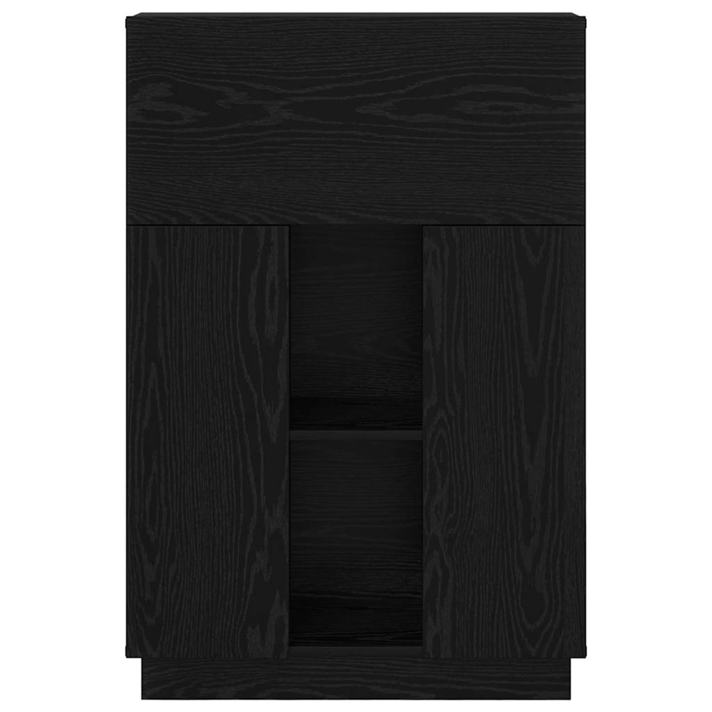 Bureau imitation chêne noir 71.5 x 31.5 x 106.5 cm