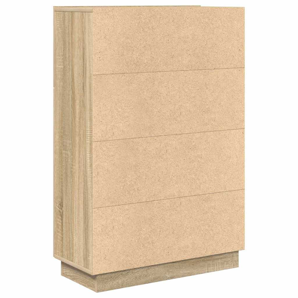 Desk Sonoma Oak 71.5 x 31.5 x 106.5 cm Engineered Wood