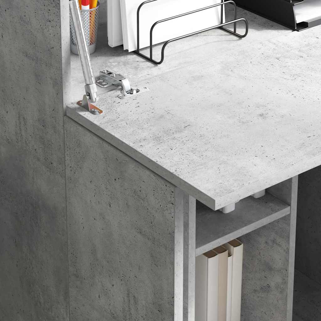 Desk Concrete Grey 71.5 x 31.5 x 106.5 cm Wood-based material