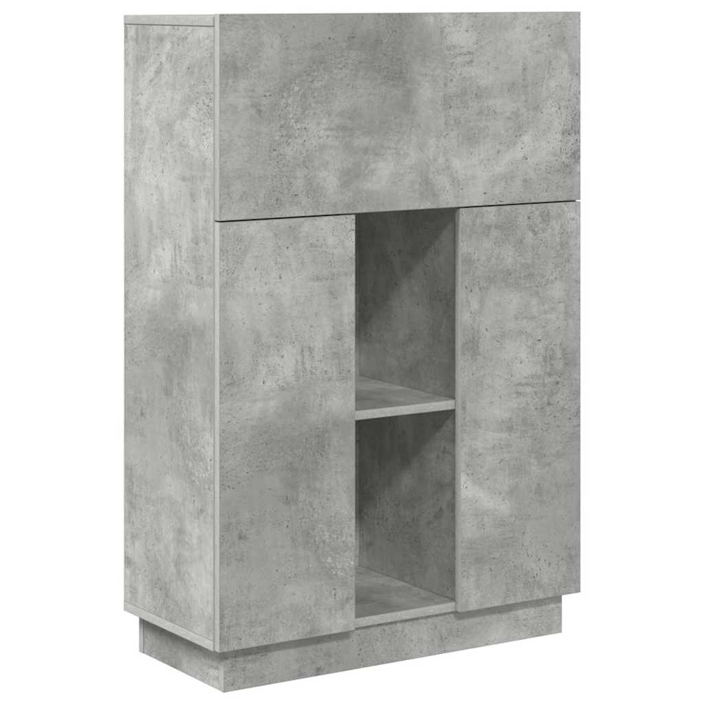 Desk Concrete Grey 71.5 x 31.5 x 106.5 cm Wood-based material