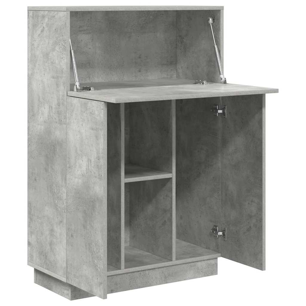 Desk Concrete Grey 71.5 x 31.5 x 106.5 cm Wood-based material