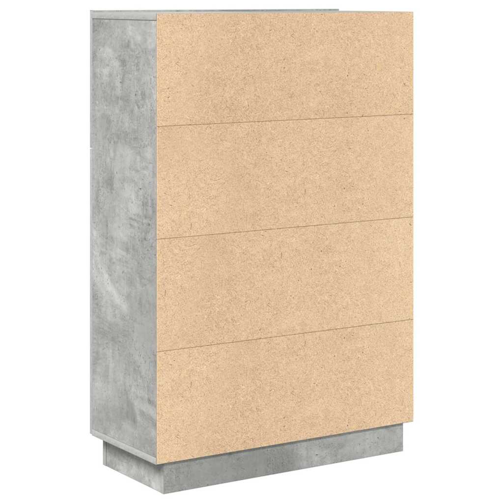 Desk Concrete Grey 71.5 x 31.5 x 106.5 cm Wood-based material