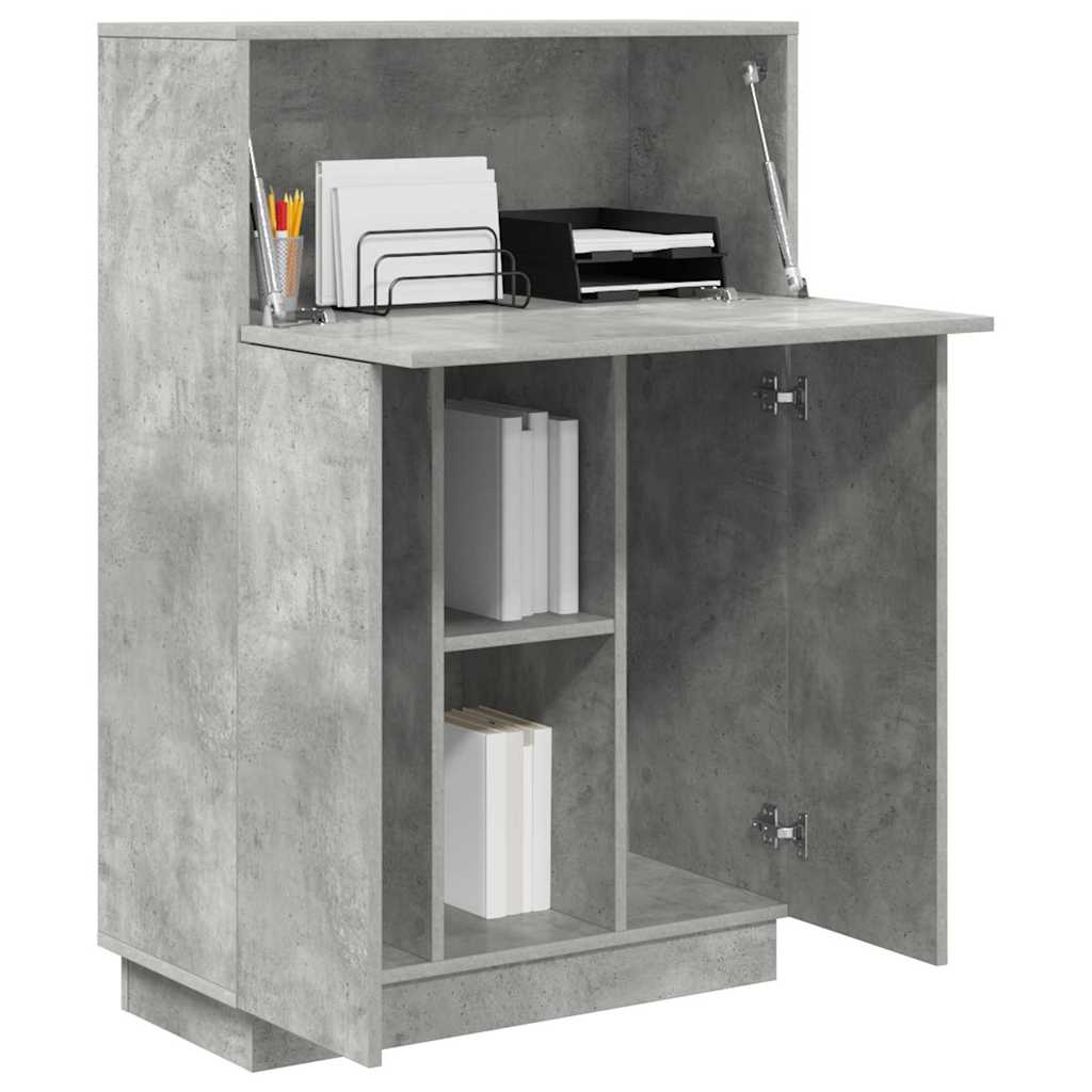 Desk Concrete Grey 71.5 x 31.5 x 106.5 cm Wood-based material