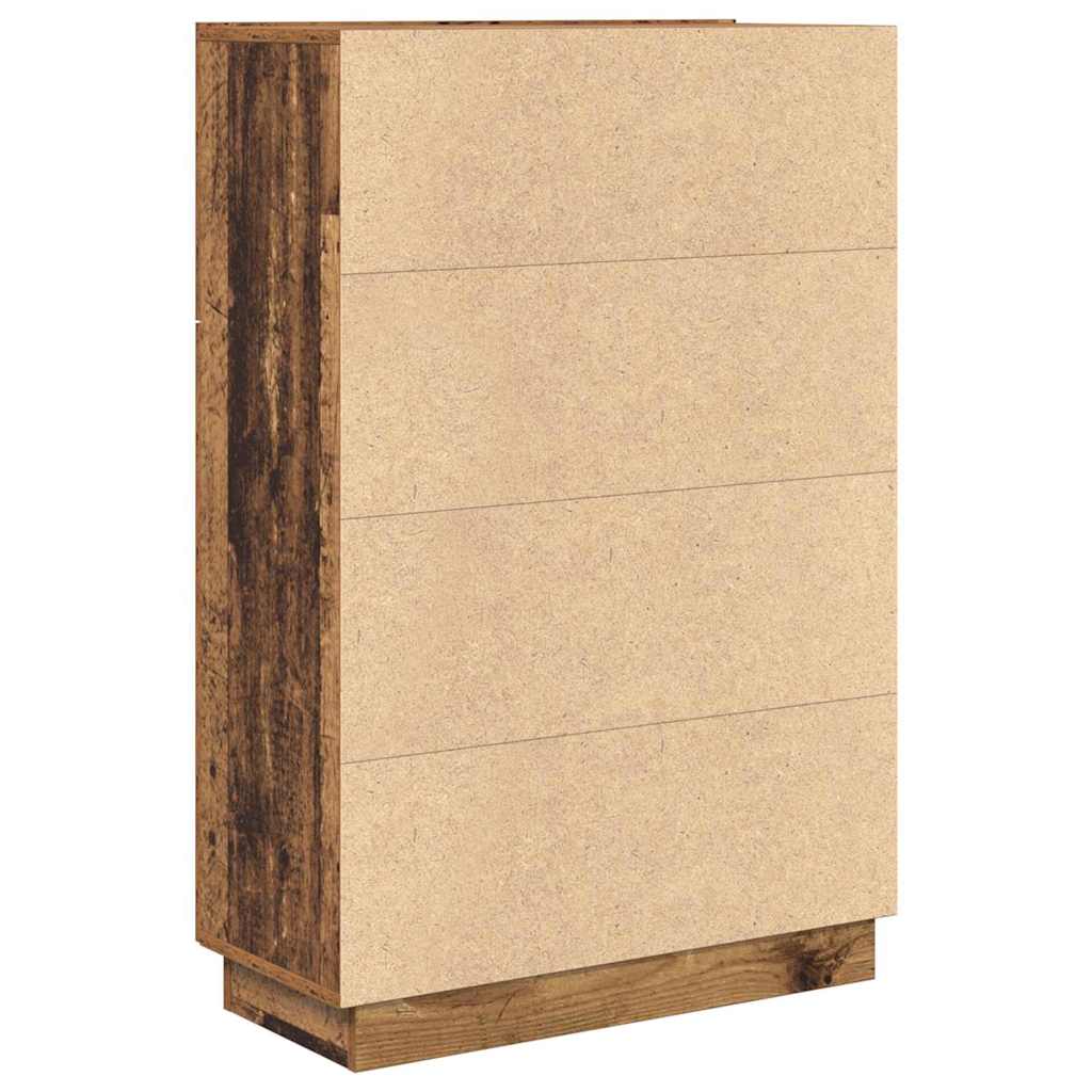 Desk reclaimed wood 71.5 x 31.5 x 106.5 cm engineered wood