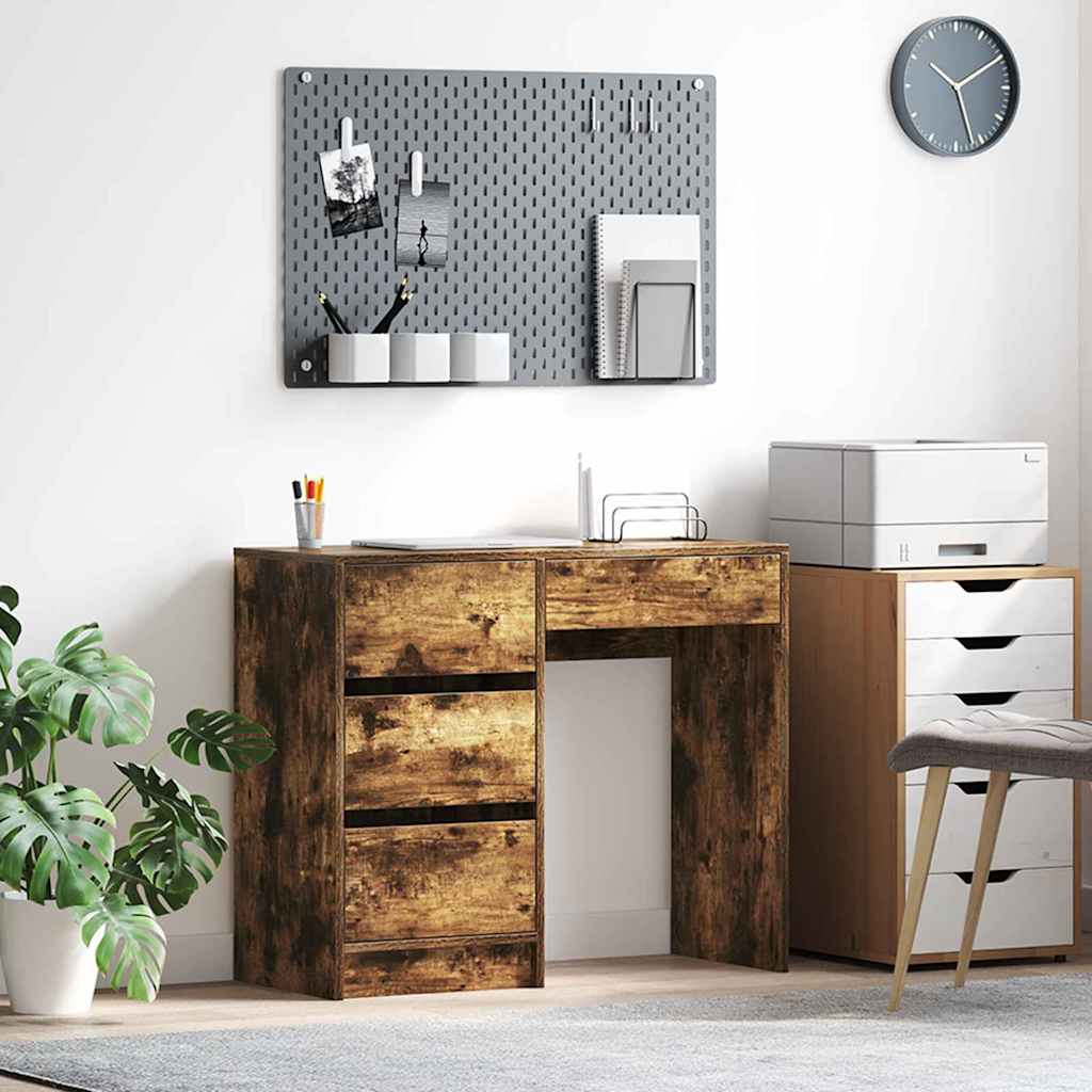 Schreibtisch Geräucherte Eiche 90 x 37,5 x 75 cm Holzwerkstoff
