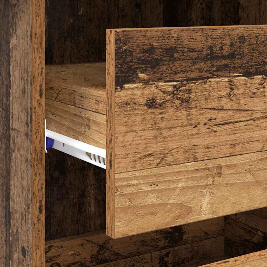 Desk Reclaimed Wood 90 x 37.5 x 75 cm Engineered Wood