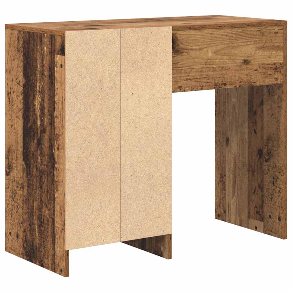 Desk Reclaimed Wood 90 x 37.5 x 75 cm Engineered Wood