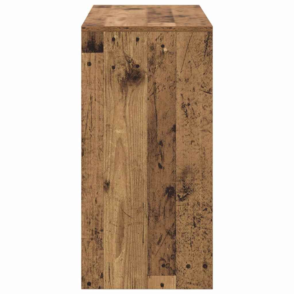 Desk Reclaimed Wood 90 x 37.5 x 75 cm Engineered Wood