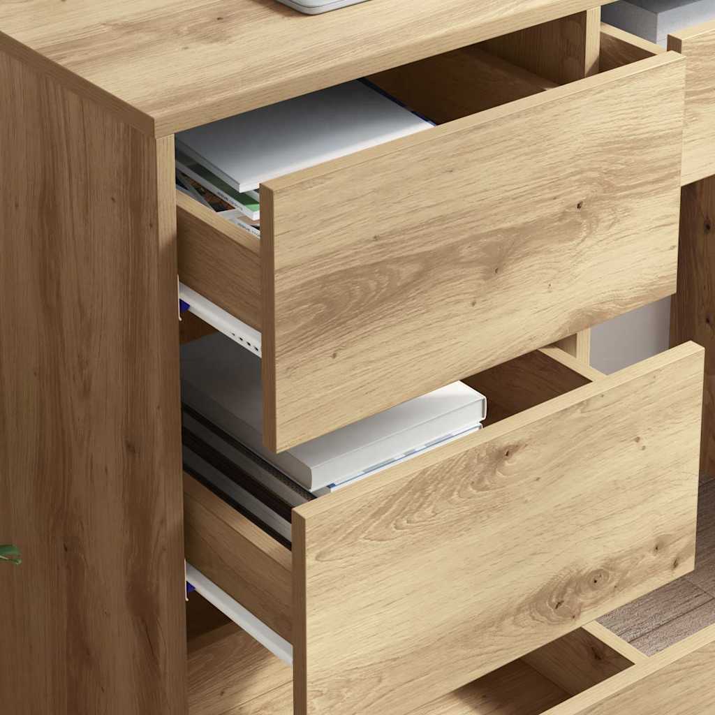 Desk Artisan Oak 90 x 37.5 x 75 cm Engineered Wood