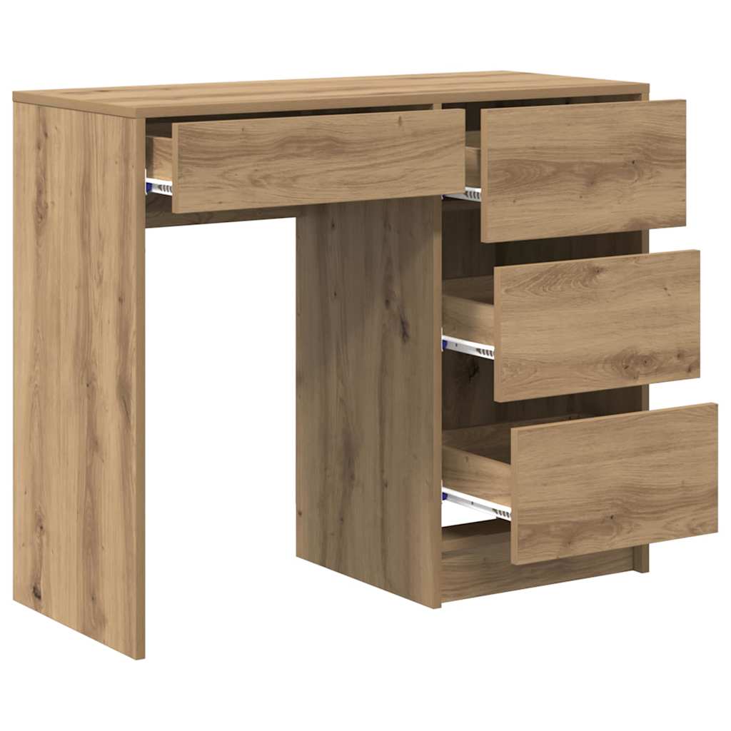 Desk Artisan Oak 90 x 37.5 x 75 cm Engineered Wood