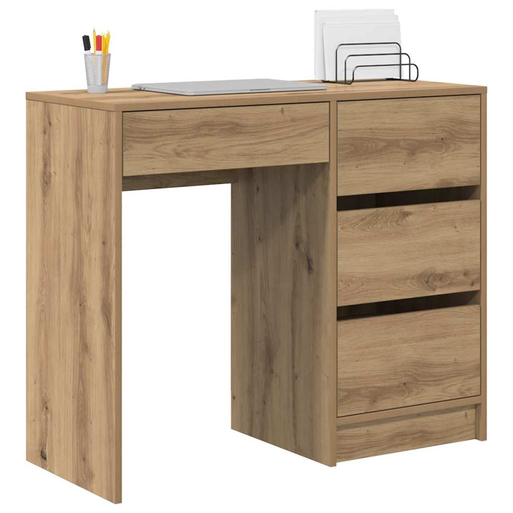 Desk Artisan Oak 90 x 37.5 x 75 cm Engineered Wood