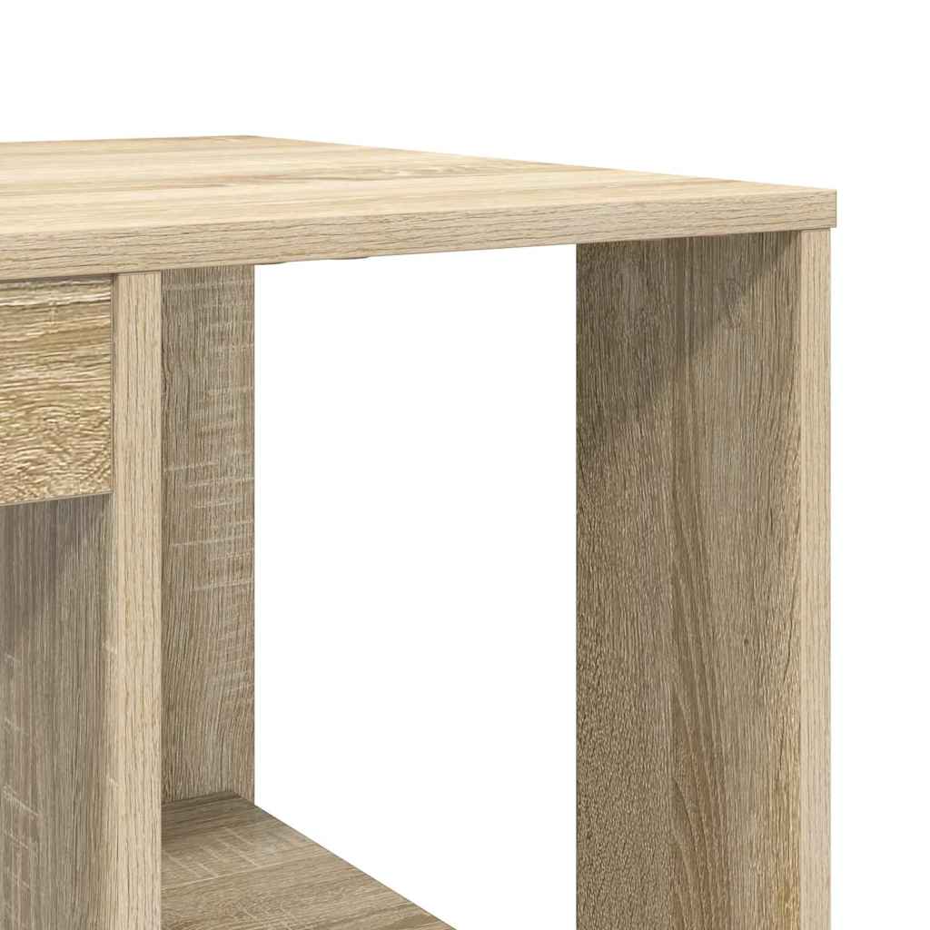 Desk Sonoma Oak 130 x 50.5 x 75 cm Engineered Wood