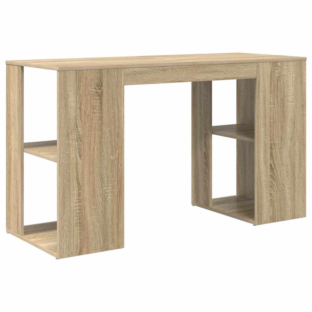 Desk Sonoma Oak 130 x 50.5 x 75 cm Engineered Wood