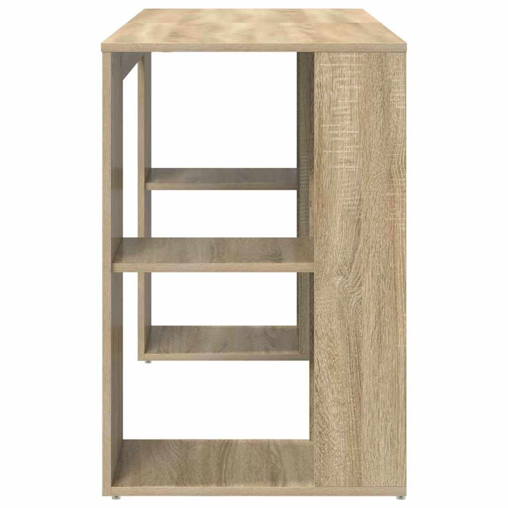 Desk Sonoma Oak 130 x 50.5 x 75 cm Engineered Wood