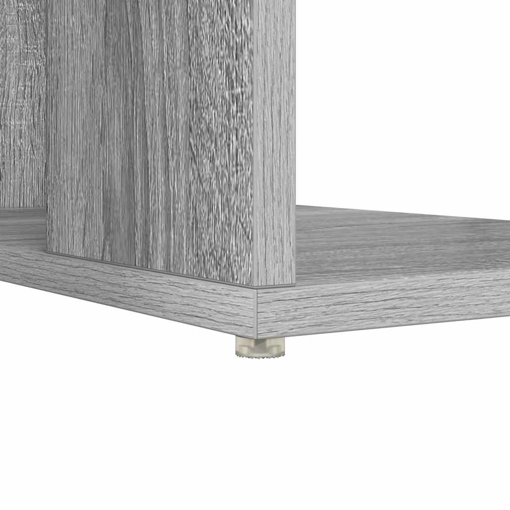 Desk Sonoma Grey 130 x 50.5 x 75 cm Engineered Wood