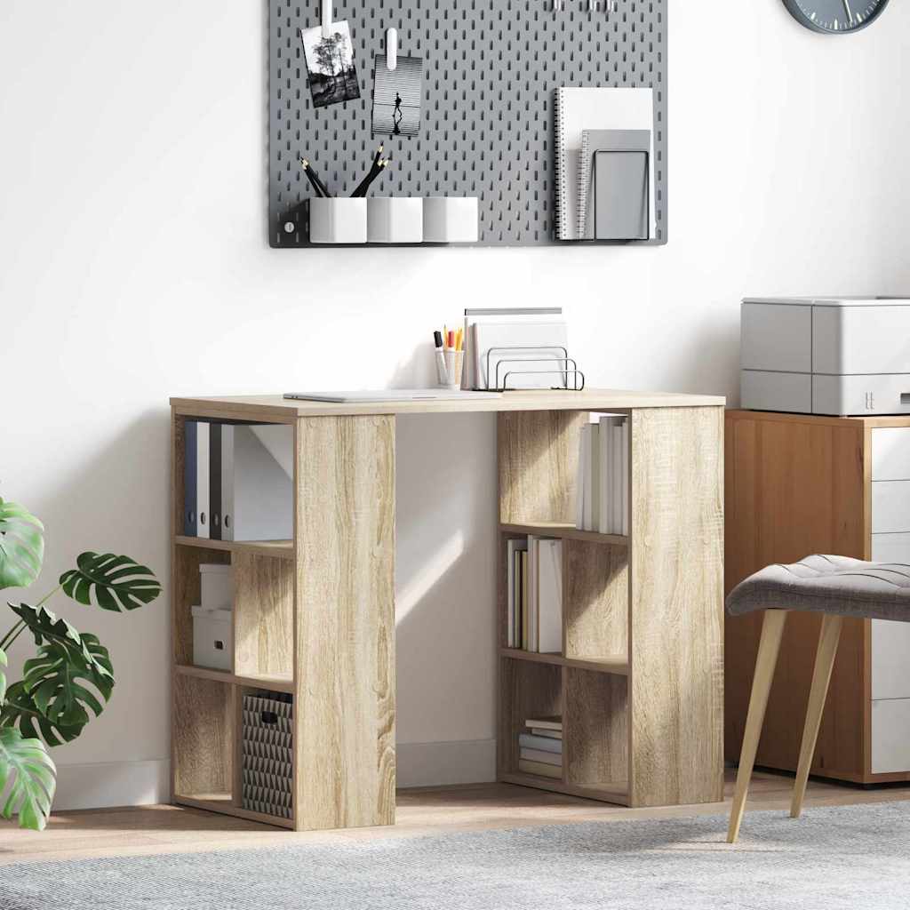 Desk Sonoma Oak 90 x 50 x 75 cm Engineered Wood