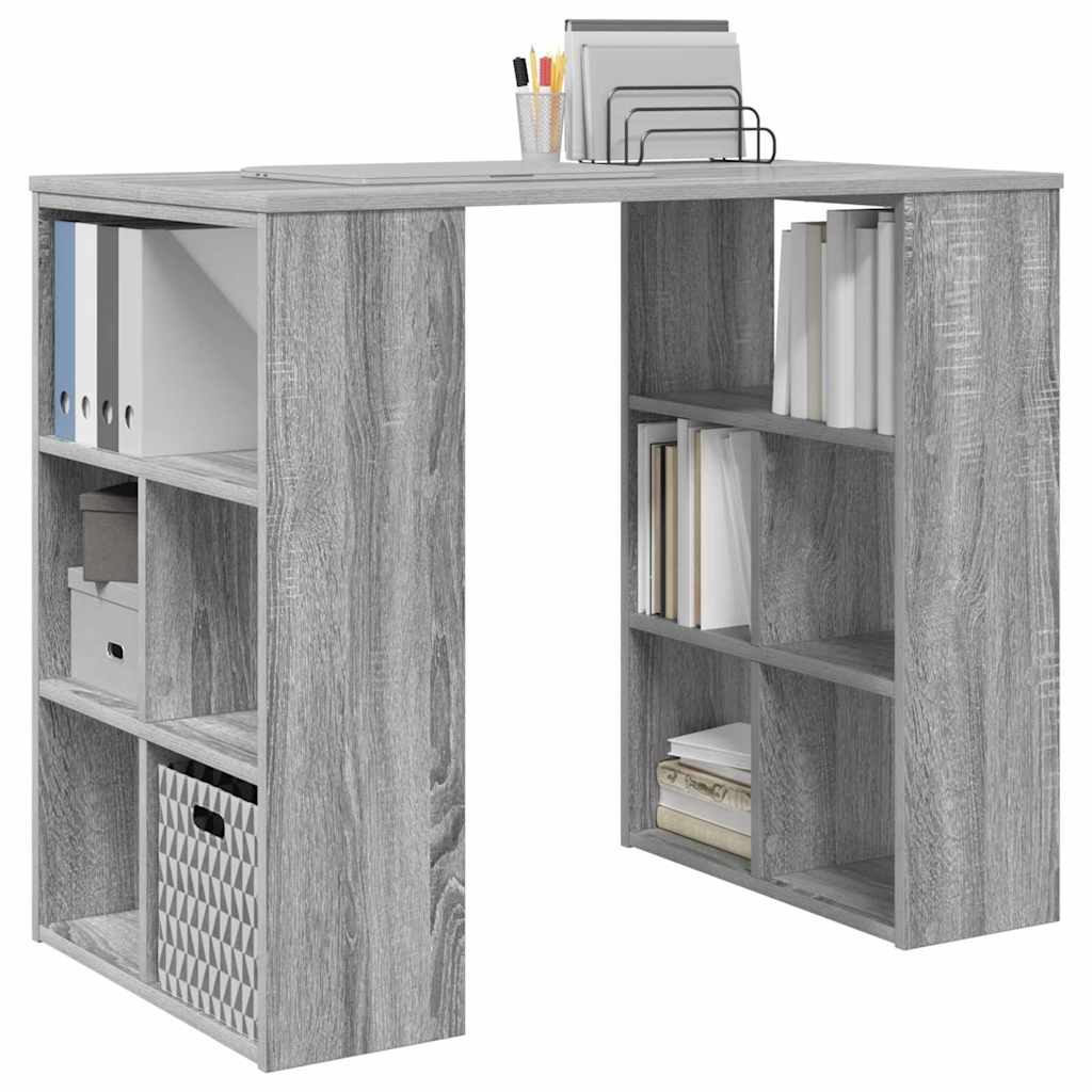 Schreibtisch Graues Sonoma 90 x 50 x 75 cm Holzwerkstoff