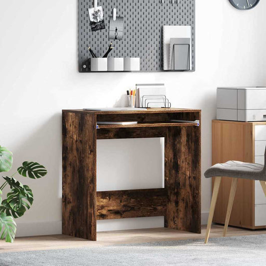 Bureau Chêne fumé 77,5 x 43 x 79 cm Bois d'ingénierie