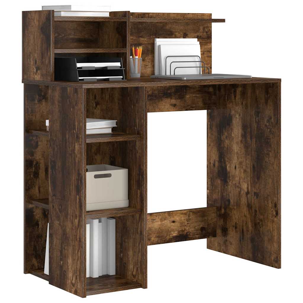 Schreibtisch Geräucherte Eiche 90 x 48 x 101,5 cm Holzwerkstoff