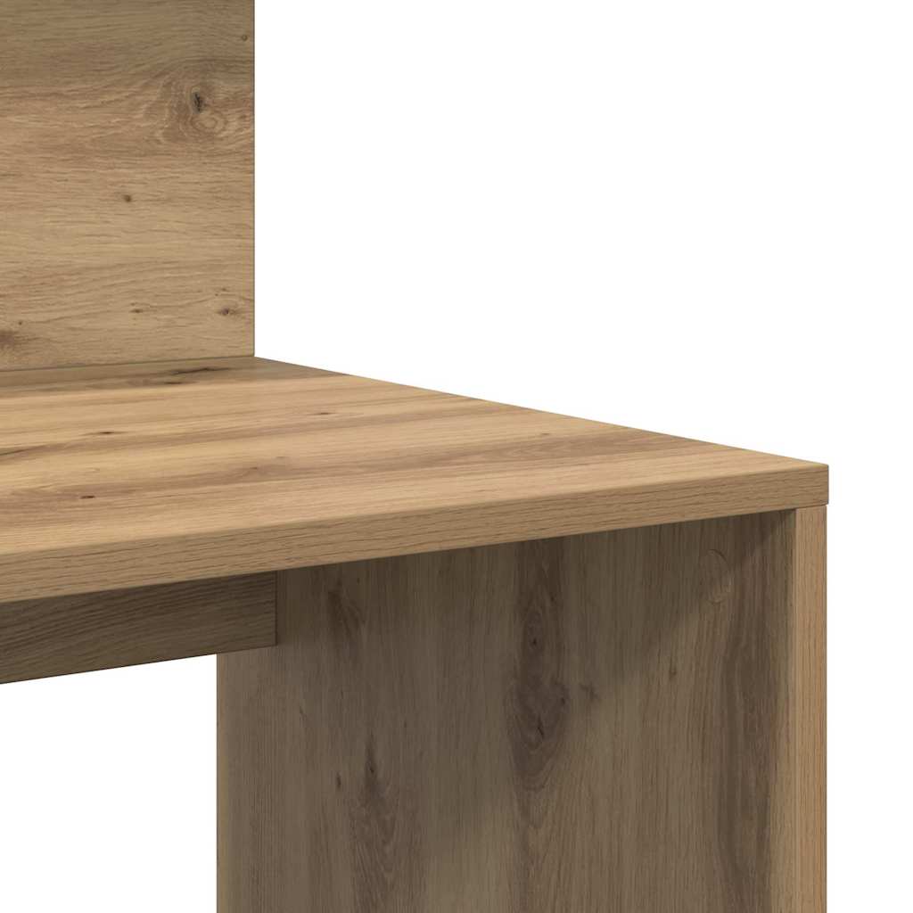 Bureau chêne Artisan 90 x 48 x 101,5 cm, bois manufacturé