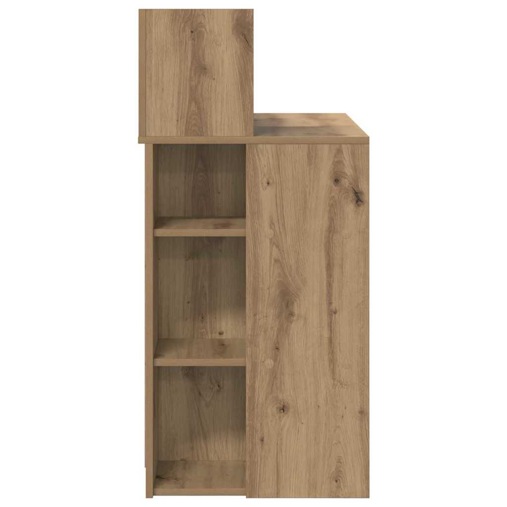 Bureau chêne Artisan 90 x 48 x 101,5 cm, bois manufacturé