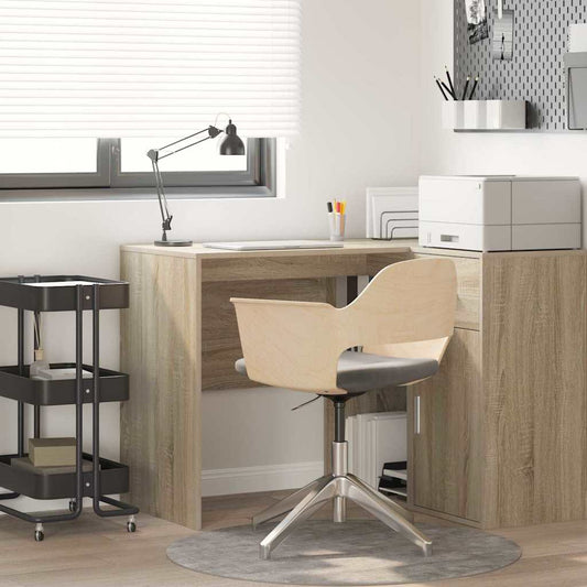 Bureau chêne Sonoma 102 x 50 x 75 cm bois d'ingénierie
