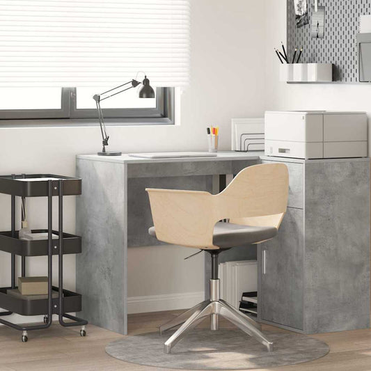 Bureau Béton Gris 102 x 50 x 75 cm Bois d'ingénierie