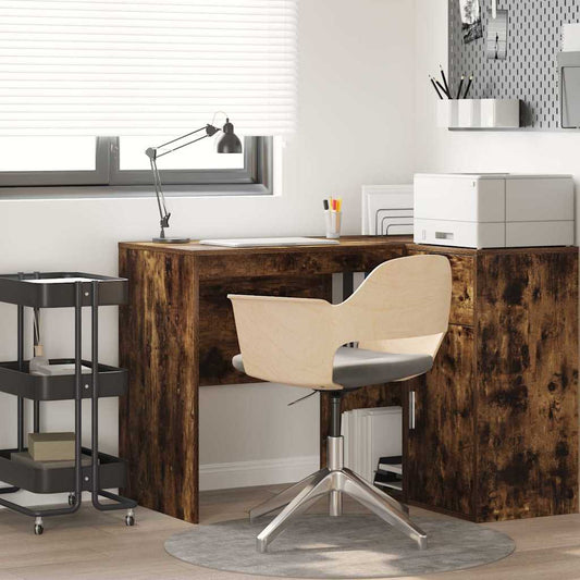Bureau Chêne fumé 102 x 50 x 75 cm Bois d'ingénierie