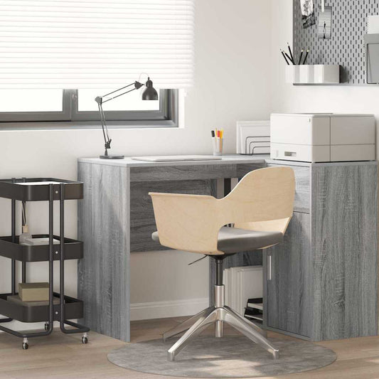 Bureau Gris Sonoma 102 x 50 x 75 cm Bois d'ingénierie