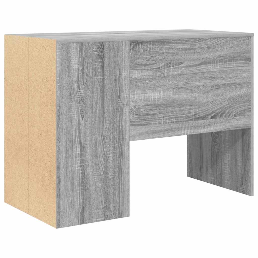 Desk Grey Sonoma 102 x 50 x 75 cm Engineered Wood
