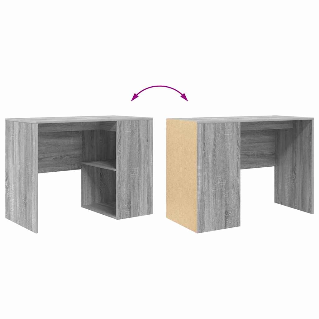 Desk Grey Sonoma 102 x 50 x 75 cm Engineered Wood