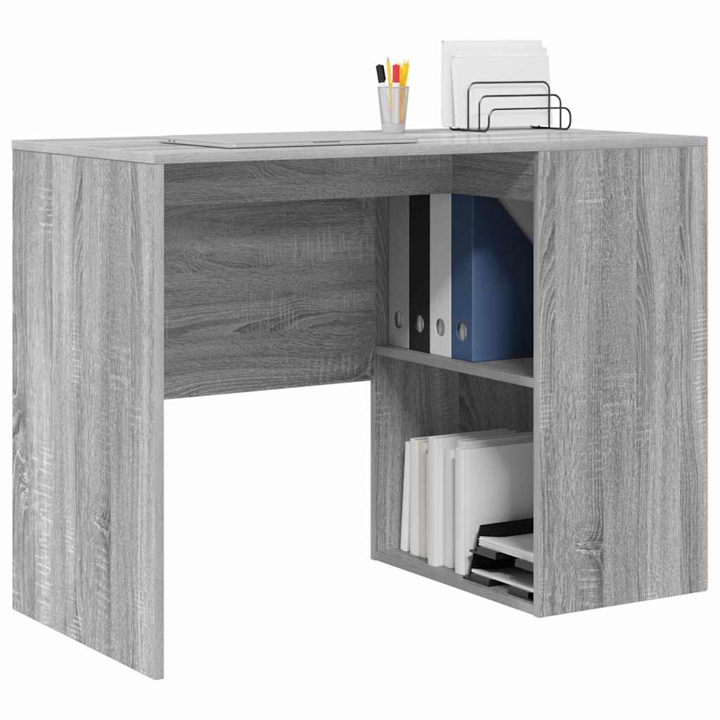 Desk Grey Sonoma 102 x 50 x 75 cm Engineered Wood