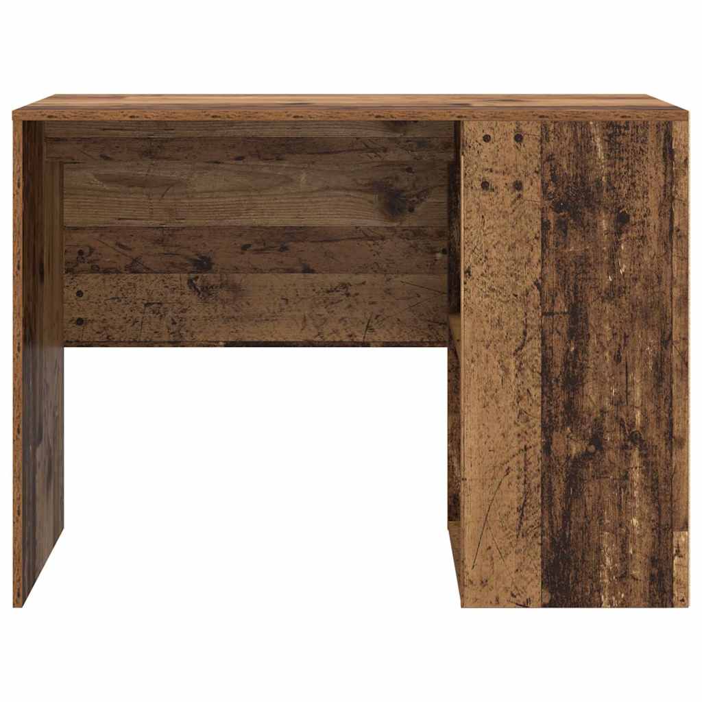 Desk with Shelf Reclaimed Wood 102 x 50 x 75 cm Engineered Wood