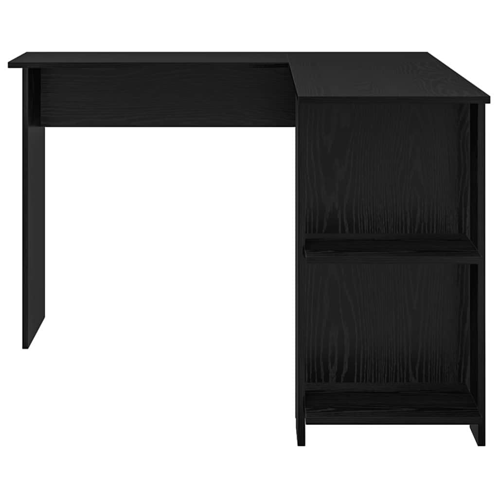 Corner Desk Black Oak Look 140 x 113.5 x 75 cm