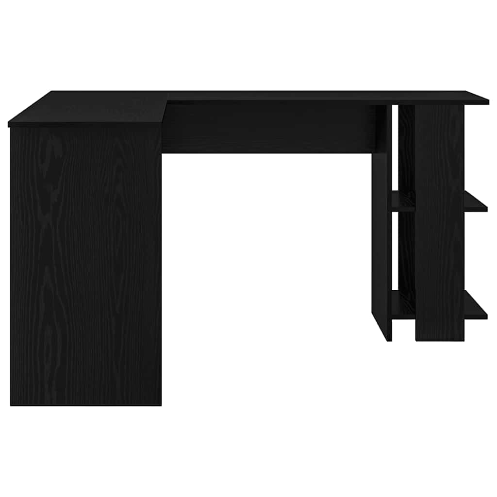 Corner Desk Black Oak Look 140 x 113.5 x 75 cm
