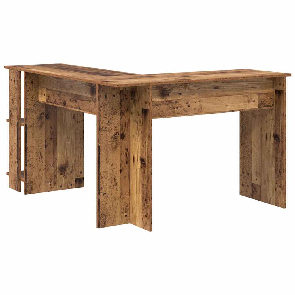 Corner Desk Reclaimed Wood 140 x 113.5 x 75 cm Wood-based Material