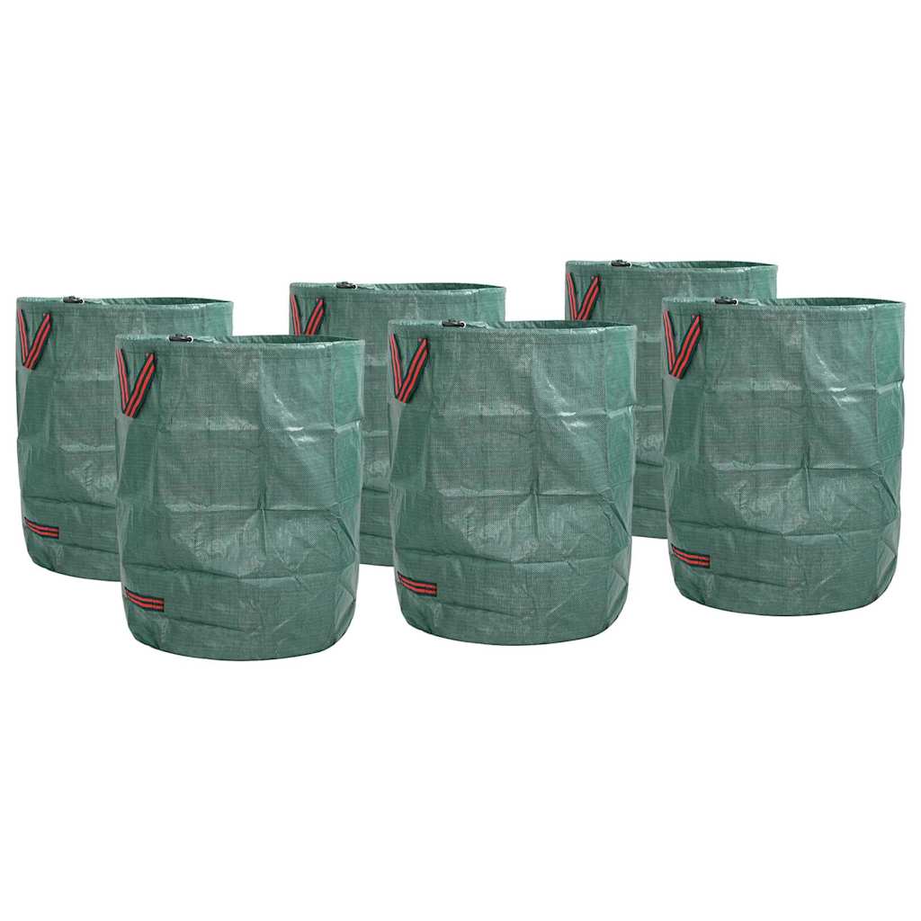 Sacs à déchets de jardin 12 pcs Vert 66 x 66 x 83,5 cm Polypropylène