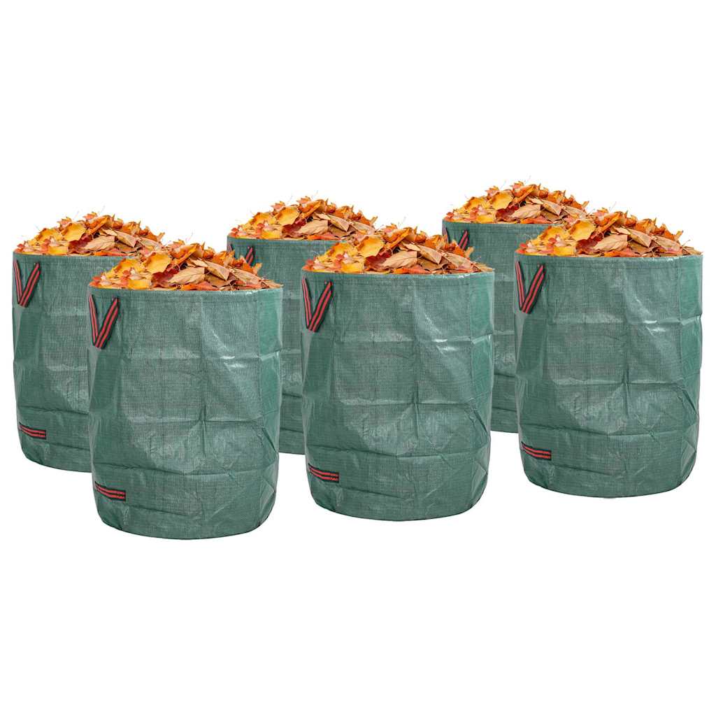 Sacs à déchets de jardin 12 pcs Vert 66 x 66 x 83,5 cm Polypropylène