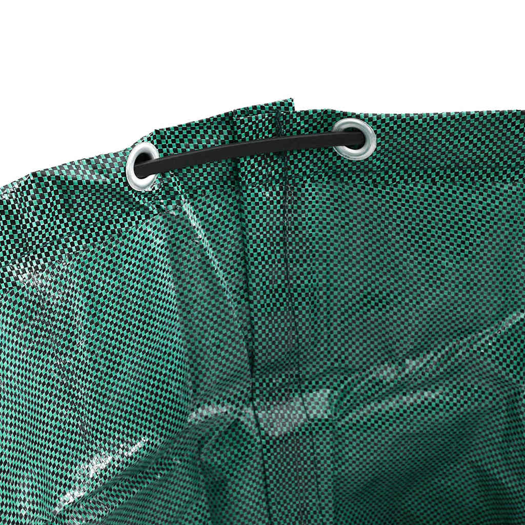 Sacs à déchets de jardin 12 pcs vert 79 x 79 x 99,5 cm polypropylène