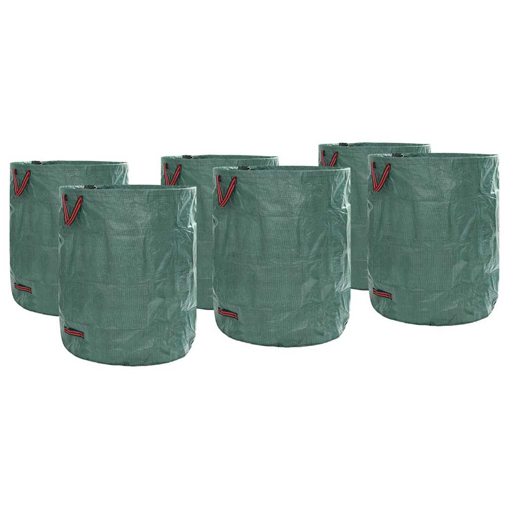 Sacs à déchets de jardin 12 pcs vert 79 x 79 x 99,5 cm polypropylène