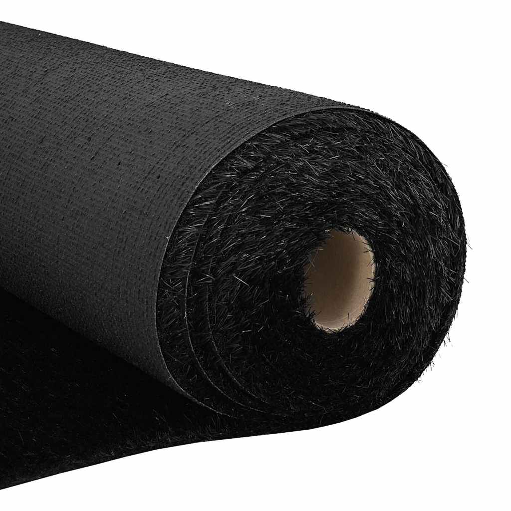 Gazon synthétique noir 1500 x 100 x 3 cm polypropylène